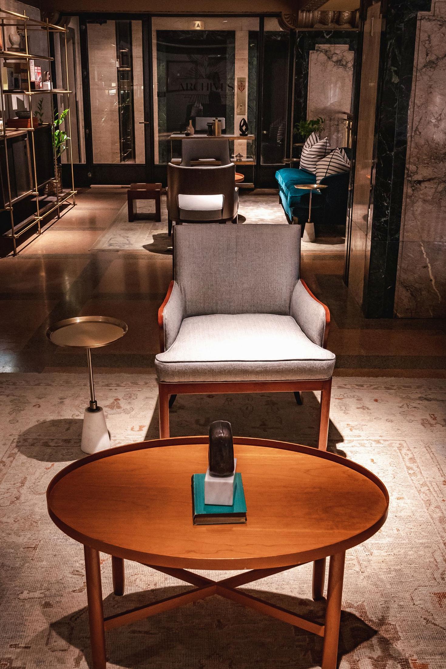 Hotel room chair
