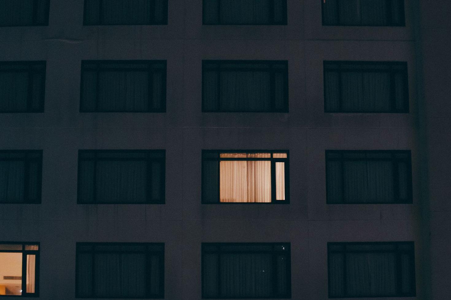 Ilonsade Hotel exterior at night